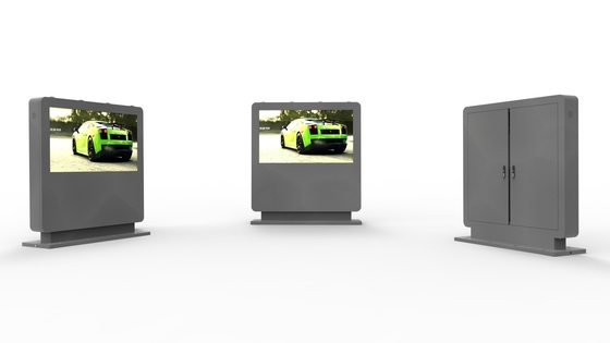 شاشة عرض الإعلانات الخارجية LCD من OEM ، شاشة عرض رقمية مثبتة على الحائط مقاس 32 بوصة