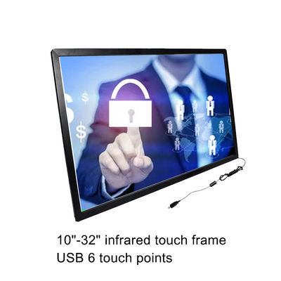 شاشة تعمل باللمس بالأشعة تحت الحمراء مقاس 86 بوصة مع واجهة USB حساسية عالية