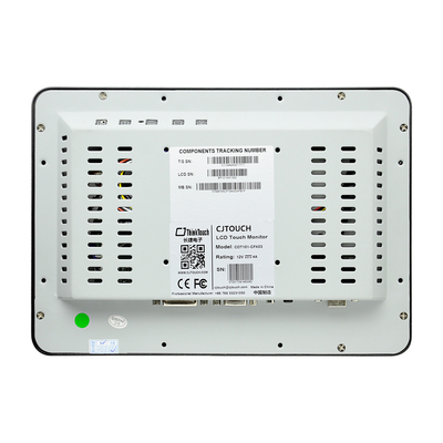 12.1 بوصة USB VGA DVI PCAP شاشة تعمل باللمس مع زجاج مقسّى