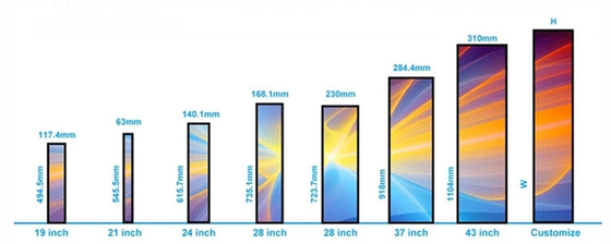 CJ TOUCH شريط ممتد LCD لوحة عرض شاشة مقاس 38.5 بوصة بدقة 1920 × 540