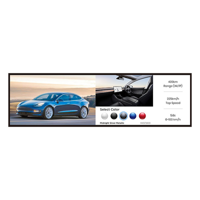 34.6 بوصة واي فاي TFT شريط ممتد LCD عرض الجرف حافة ممتدة شريط شاشة LCD